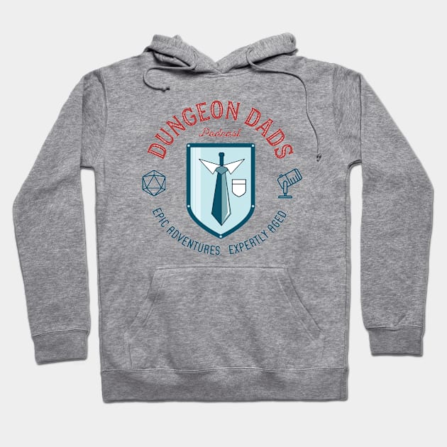 Dungeon Dads Logo (light) Hoodie by dungeondads